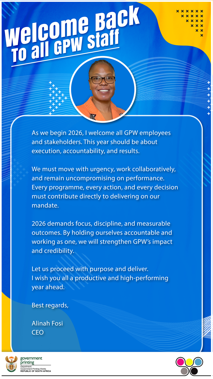 Intranet Ceo Message A 2026 Welcome Message From The CEO - GPW